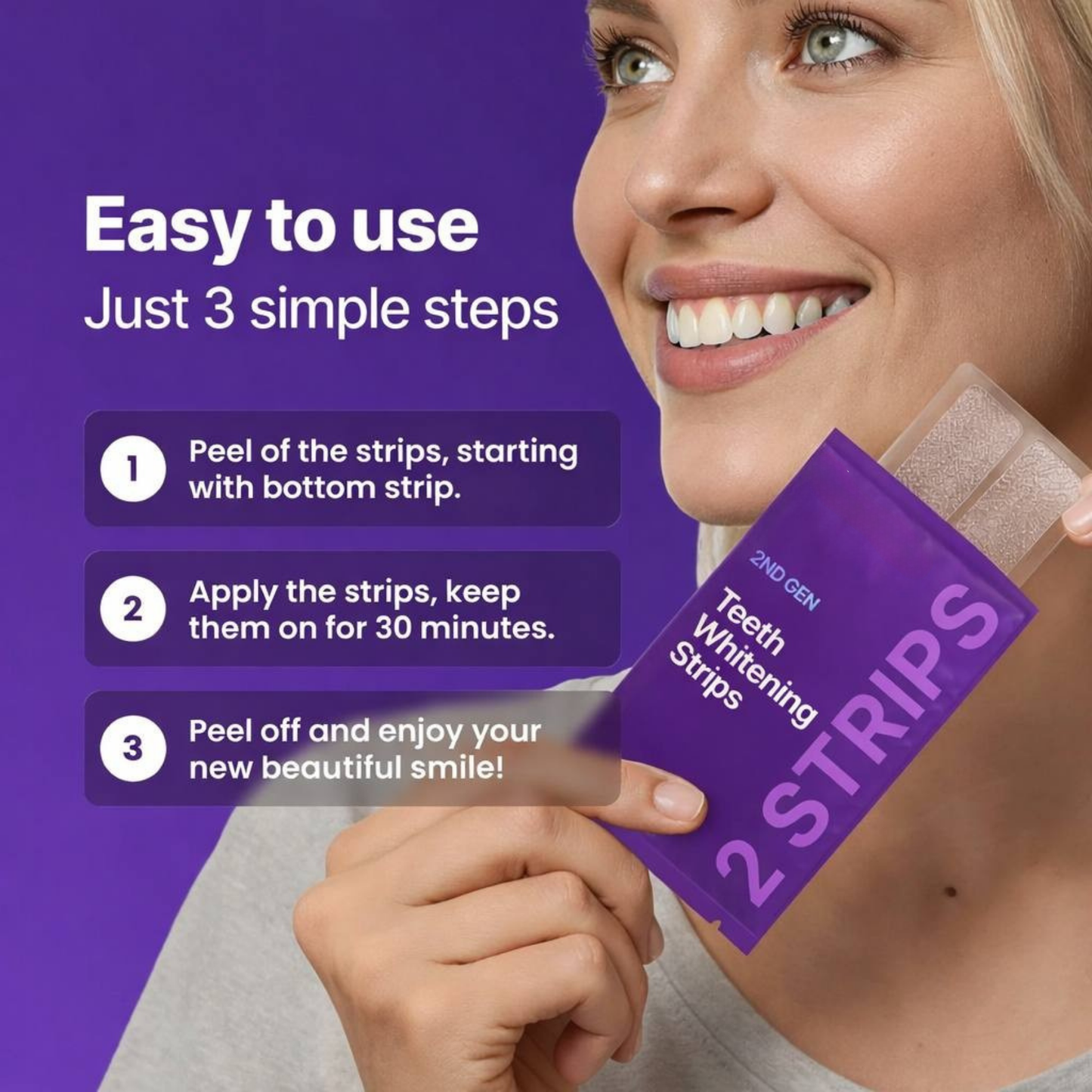 Teeth Whitening Strips: Get a Brighter, Whiter Smile in 14 Days
