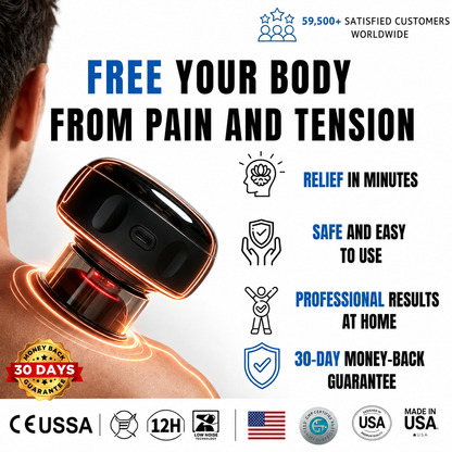 Painful Knots & Stiff Muscles? 🤕RED LIGHT THERAPY + Cupping = INSTANT RELIEF