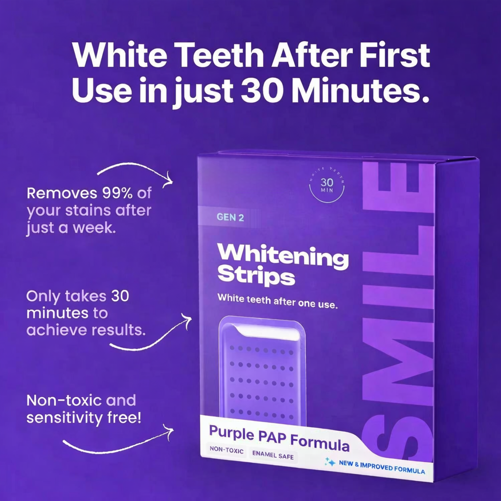 Teeth Whitening Strips: Get a Brighter, Whiter Smile in 14 Days