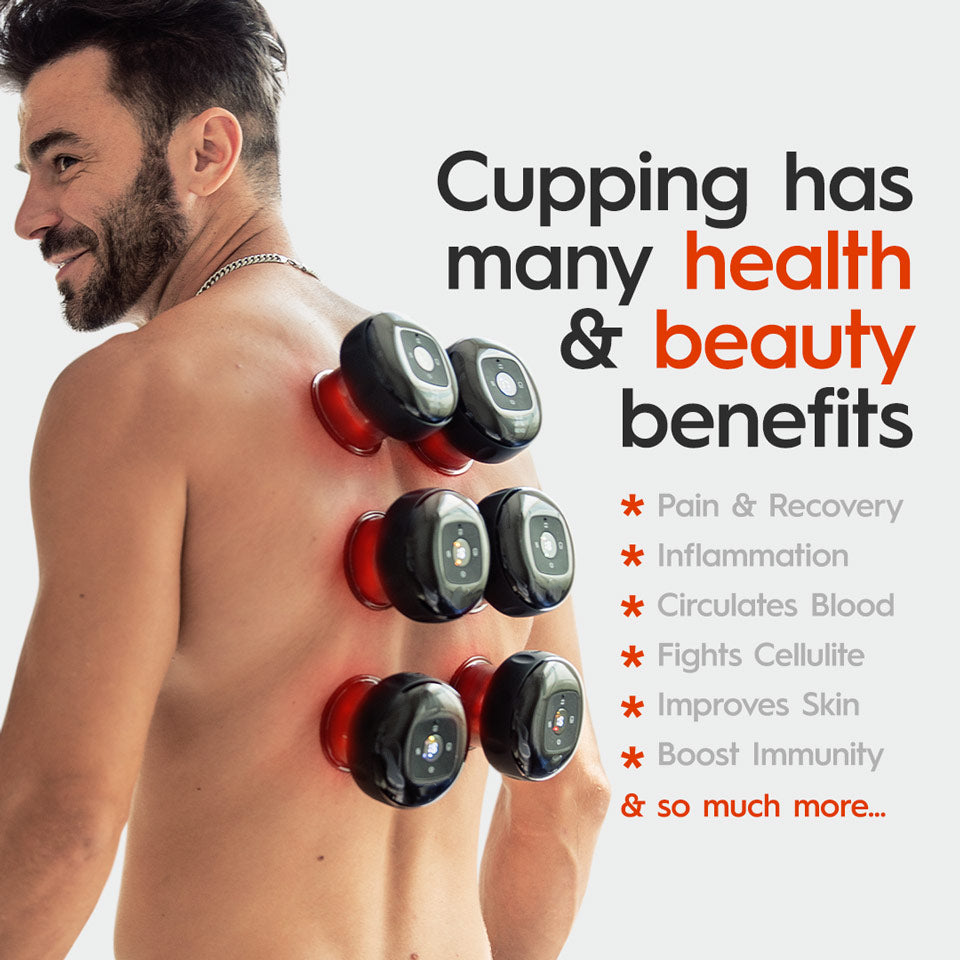 Painful Knots & Stiff Muscles? 🤕RED LIGHT THERAPY + Cupping = INSTANT RELIEF