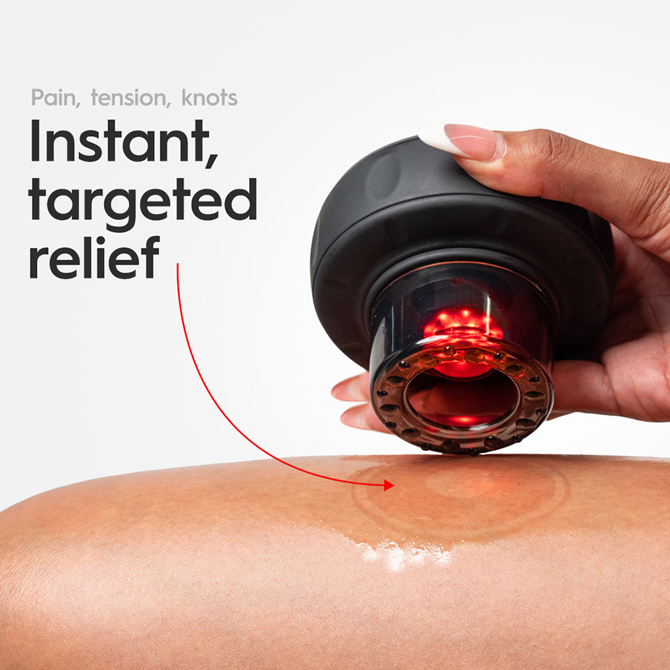 Painful Knots & Stiff Muscles? 🤕RED LIGHT THERAPY + Cupping = INSTANT RELIEF