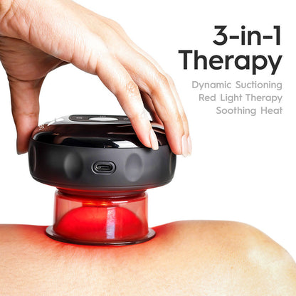 Painful Knots & Stiff Muscles? 🤕RED LIGHT THERAPY + Cupping = INSTANT RELIEF